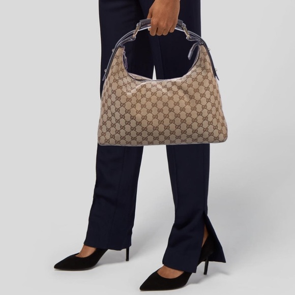 Auth GUCCI HORSE-BIT HOBO -LARGE SIZE TOTE 👜 Now Available to sell!!!! - Picture 2 of 8